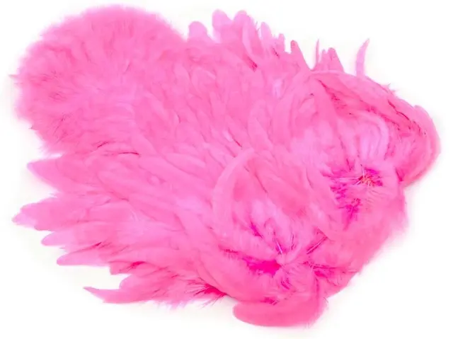 Whiting Rooster SH/C White White dyed Pink 