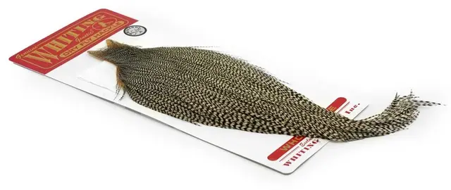 Whiting Silver Cape Grizzly Lange fibere og utrolig tette fjær 