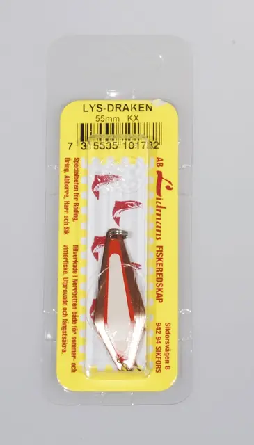 Lidmans Lys Draken KX 55mm Røyeblink 