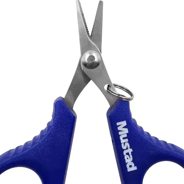 Mustad Serrated Braid Scissor Perfekt för att klippa av linor 