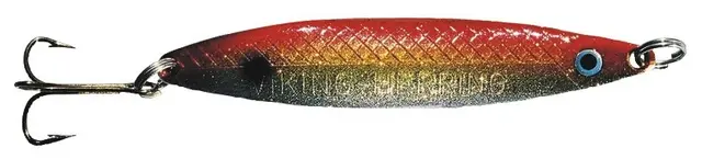 Viking Herring 22g Glitter röd, gul köp 8 skeddrag, få en gratis betesbox 