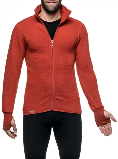 Woolpower Full Zip Jacket 400 Autumn S Jacka med dragkedja 400g/m2 Ullfrotté 