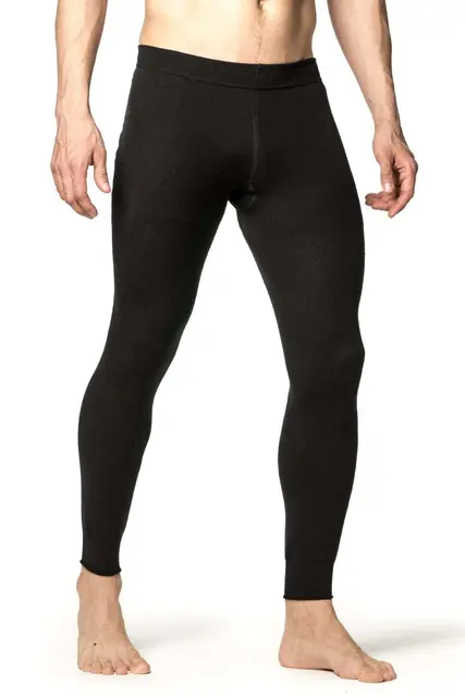 Woolpower Long Johns 200 Black XXL Byxa u/gylf, 200g/m2 