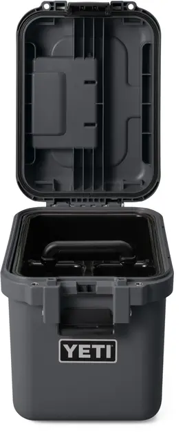 Yeti LoadOut GoBox 15 Charcoal Vanntett og sikker oppbevaringsboks 