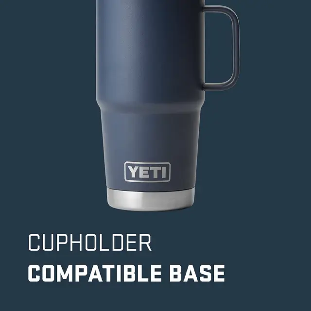 Yeti Rambler Travel Mug Navy 591ml Godt isolert reisekopp med drikkelokk 
