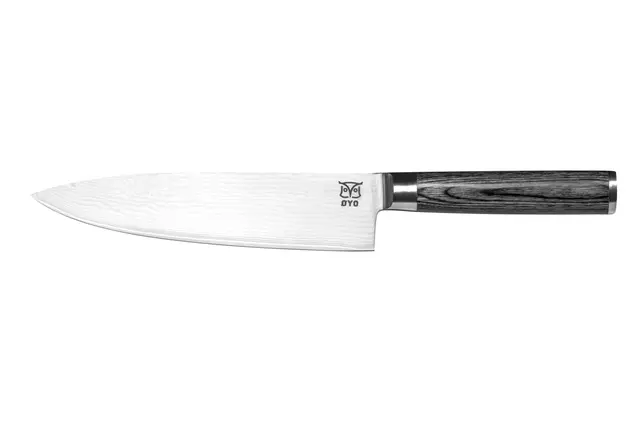 Øyo Opal kockkniv Svart skaft, 19,5cm 
