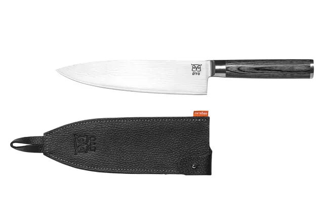 Øyo Opal kockkniv Svart skaft, 19,5cm 