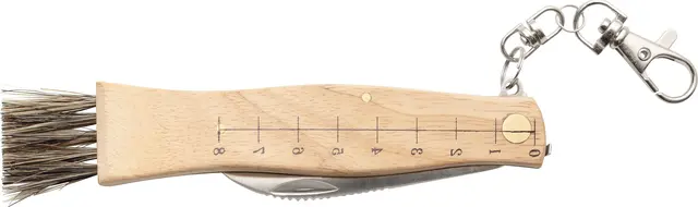 Øyo Mushroom Folding Knife Svampkniv med borste 