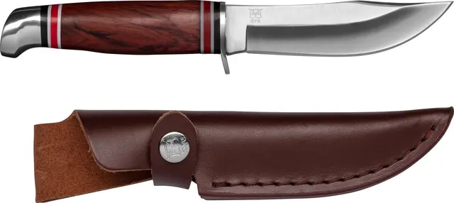 Øyo Geilo Slirekniv 22 cm Med lærslire og gave-eske 