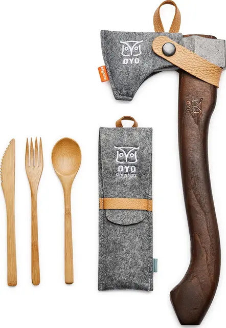 Øyo Balder presentförpackning Vikingsyxa och Turtagrø bestick 