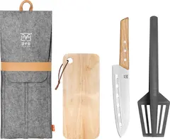 Øyo Trio Tursett Med kockkniv, spatel och spatel