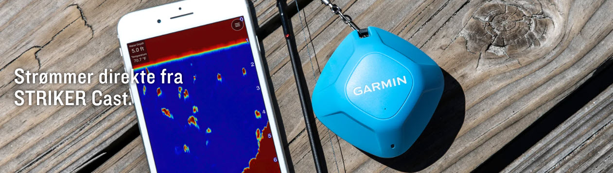 Strømmer direkte fra STRIKER Cast til mobiltelefonen